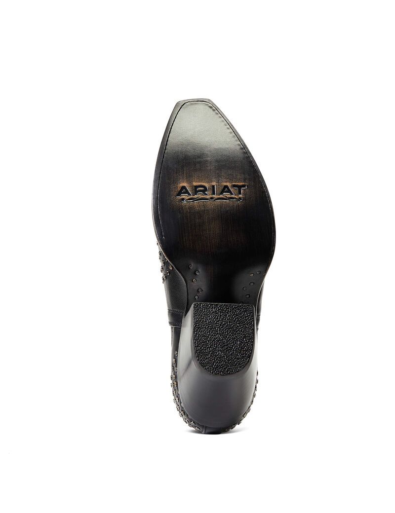 Botines Ariat Dixon Studs Western Negros | WOH812036