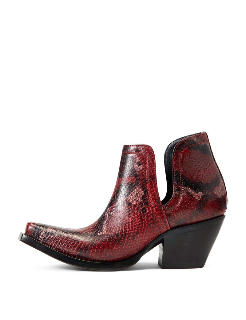 Botines Ariat Dixon Western Rojos Serpent | RVO245170