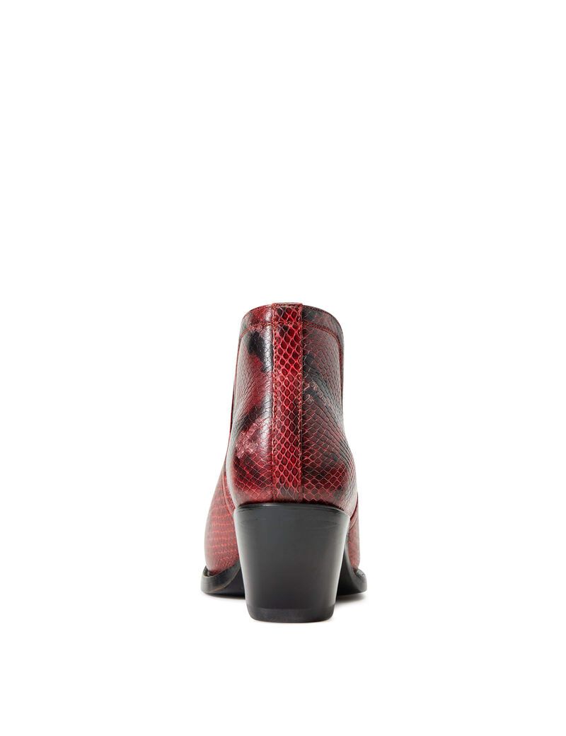 Botines Ariat Dixon Western Rojos Serpent | RVO245170