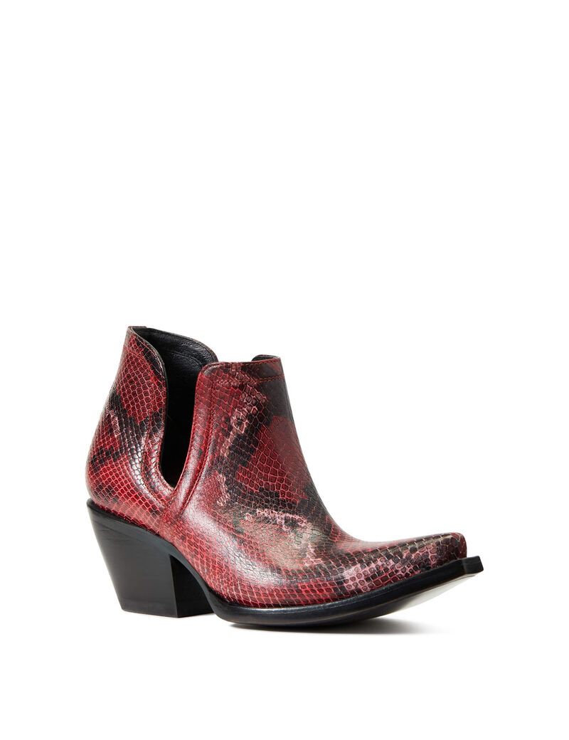 Botines Ariat Dixon Western Rojos Serpent | RVO245170