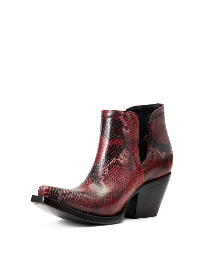 Botines Ariat Dixon Western Rojos Serpent | RVO245170