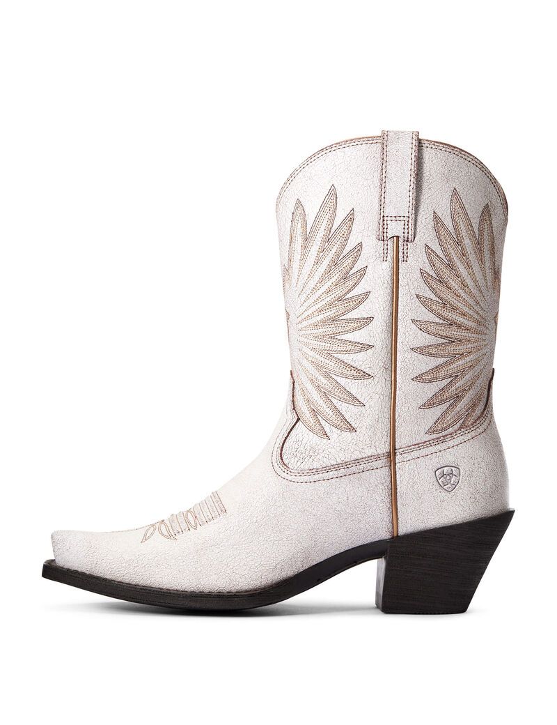 Botines Ariat Goldie Western Blancos | BWH072459