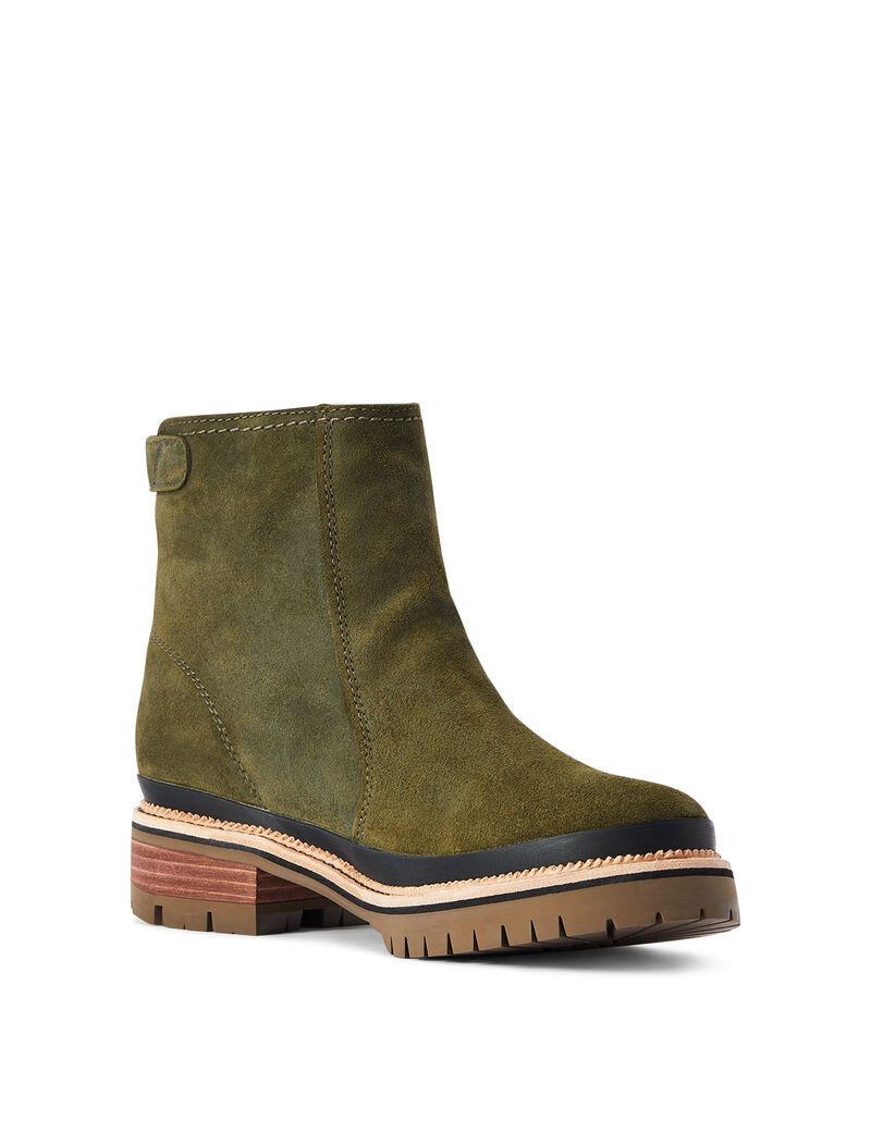 Botines Ariat Leighton Impermeables Verde Oliva | PJY143689