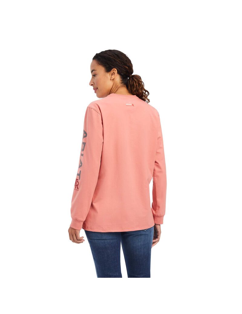 Camisas Ariat FR Stretch Logo Rosas | EBA731598