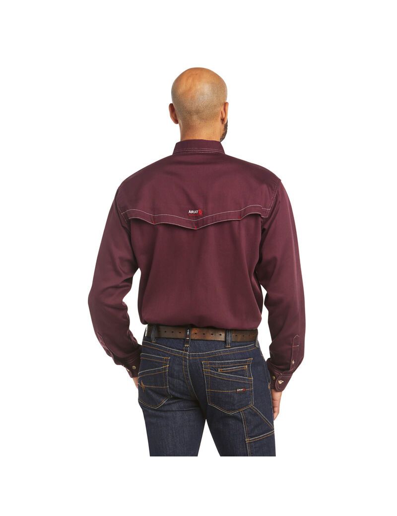 Camisas Ariat FR Vented Trabajo Multicolor | LIP451023