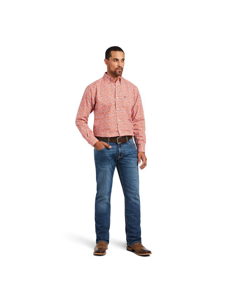 Camisas De Traje Ariat Alejandro Classic Fit Marrom | WHC514360