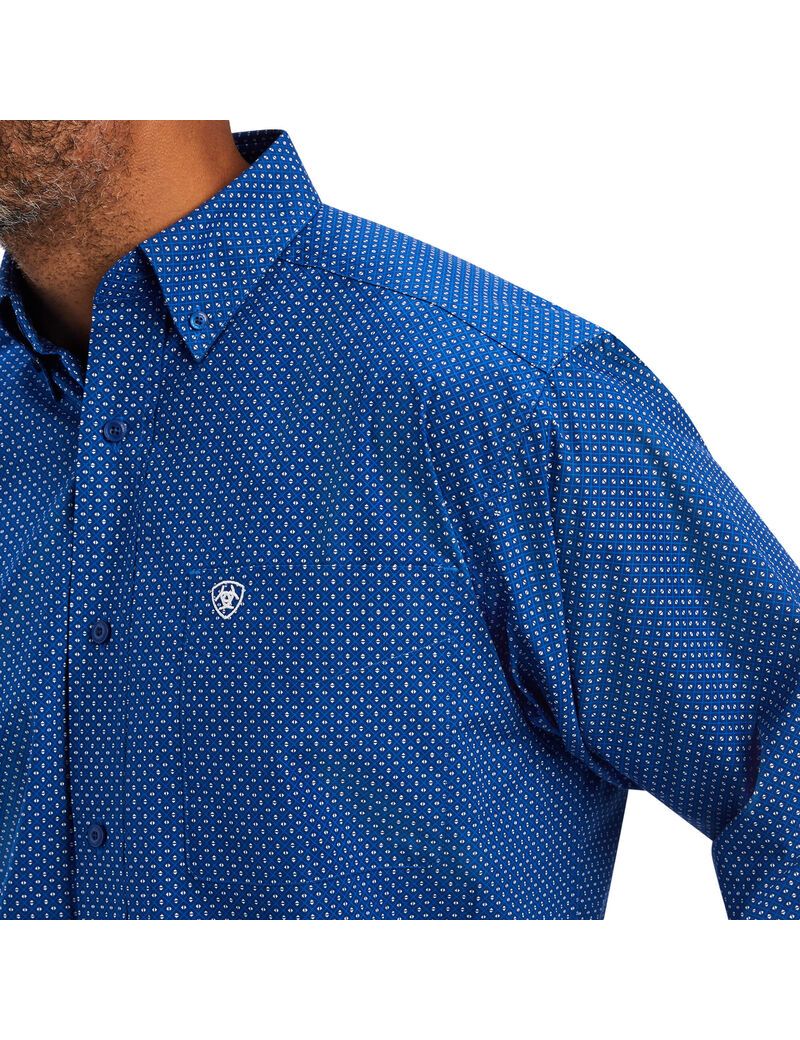 Camisas De Traje Ariat Benedict Classic Fit Azules | UTM168574