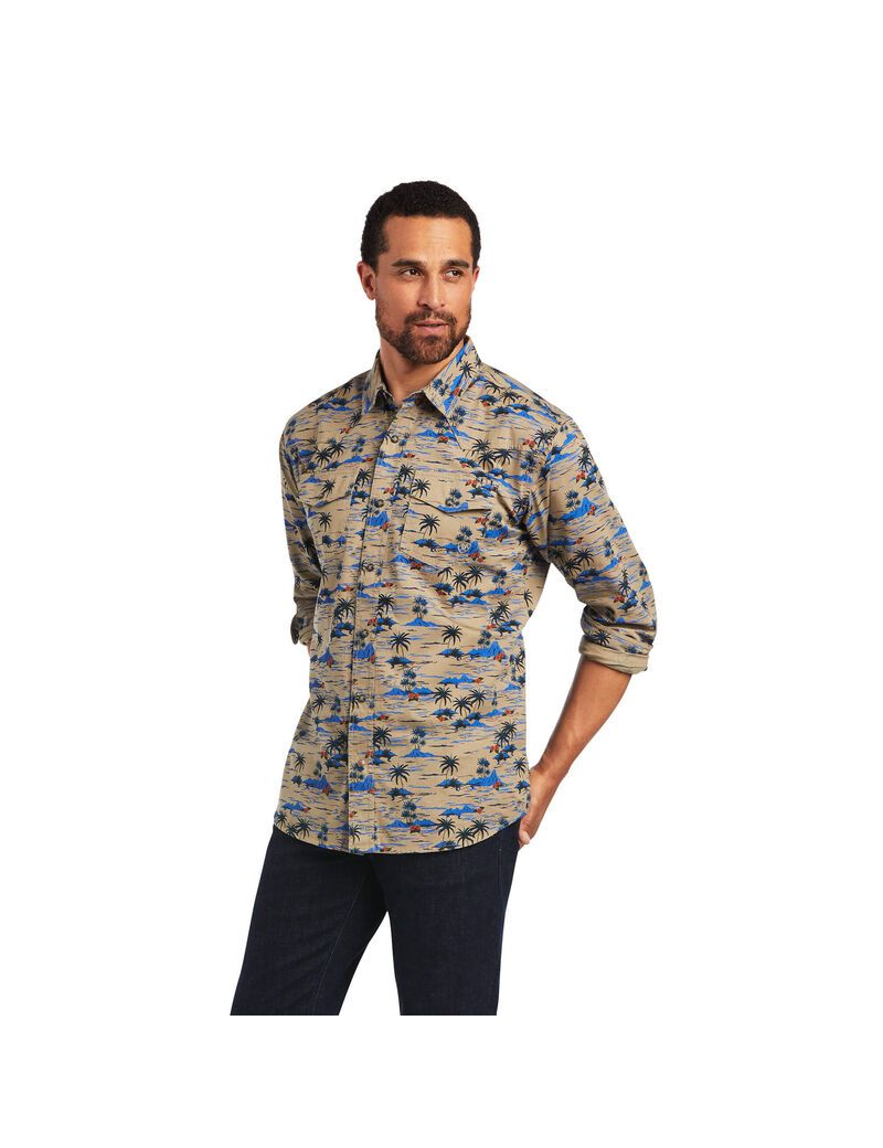 Camisas De Traje Ariat Hart Retro Fit Multicolor | HAE806513