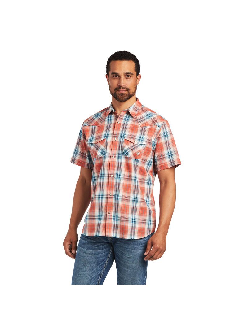 Camisas De Traje Ariat Hawk Retro Fit Marrom | TGR264157