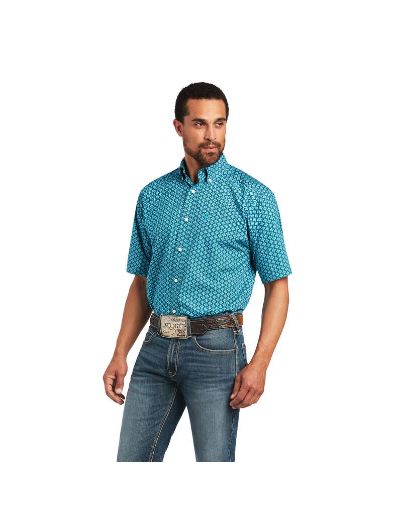 Camisas De Traje Ariat Izan Classic Fit Multicolor | DIX053267