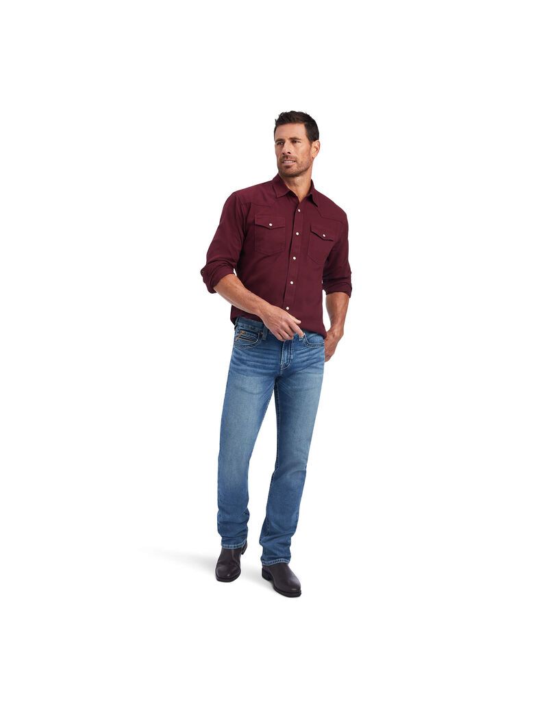 Camisas De Traje Ariat Jurlington Retro Fit Chocolate | MUH694150