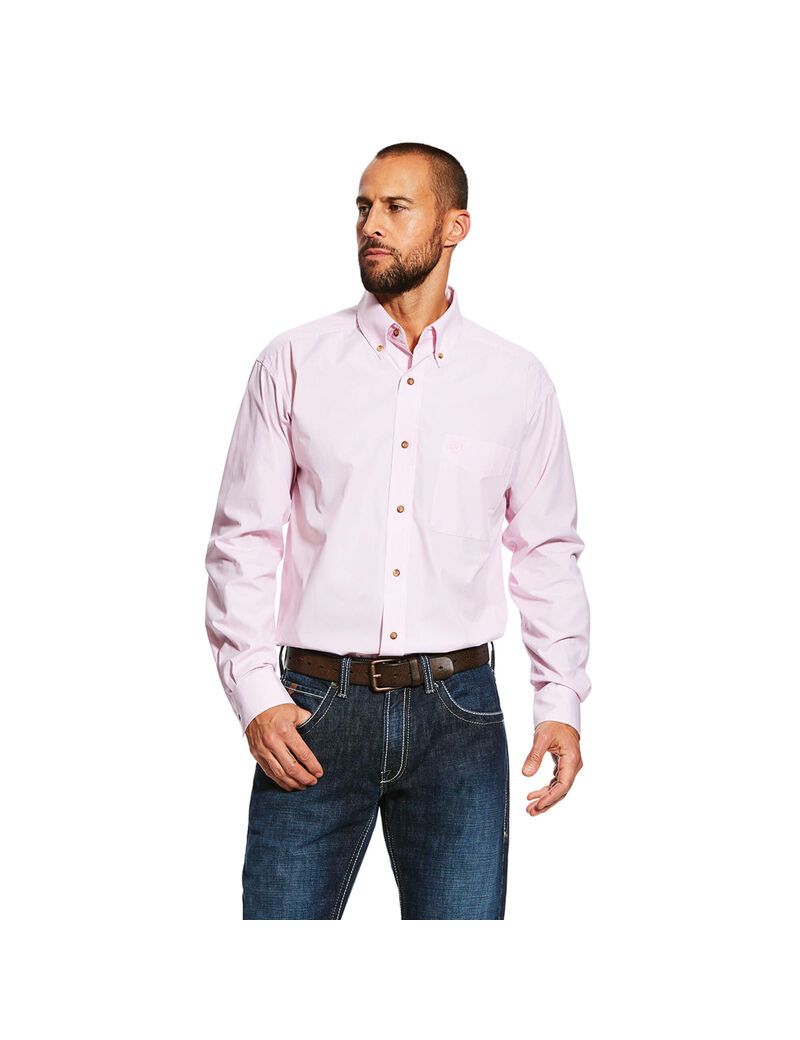 Camisas De Traje Ariat Pro Series Dayne Mini Stripe Rosas | RUH680237