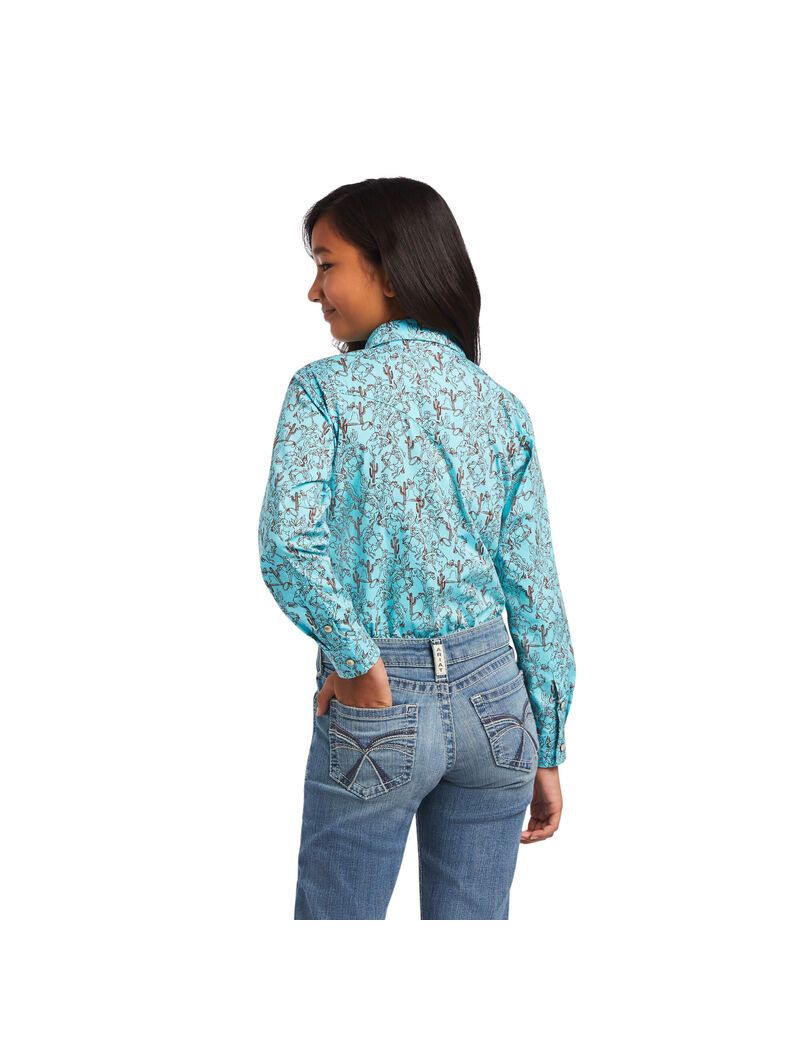 Camisas De Traje Ariat REAL Bucking Bronc Multicolor | LGW026513