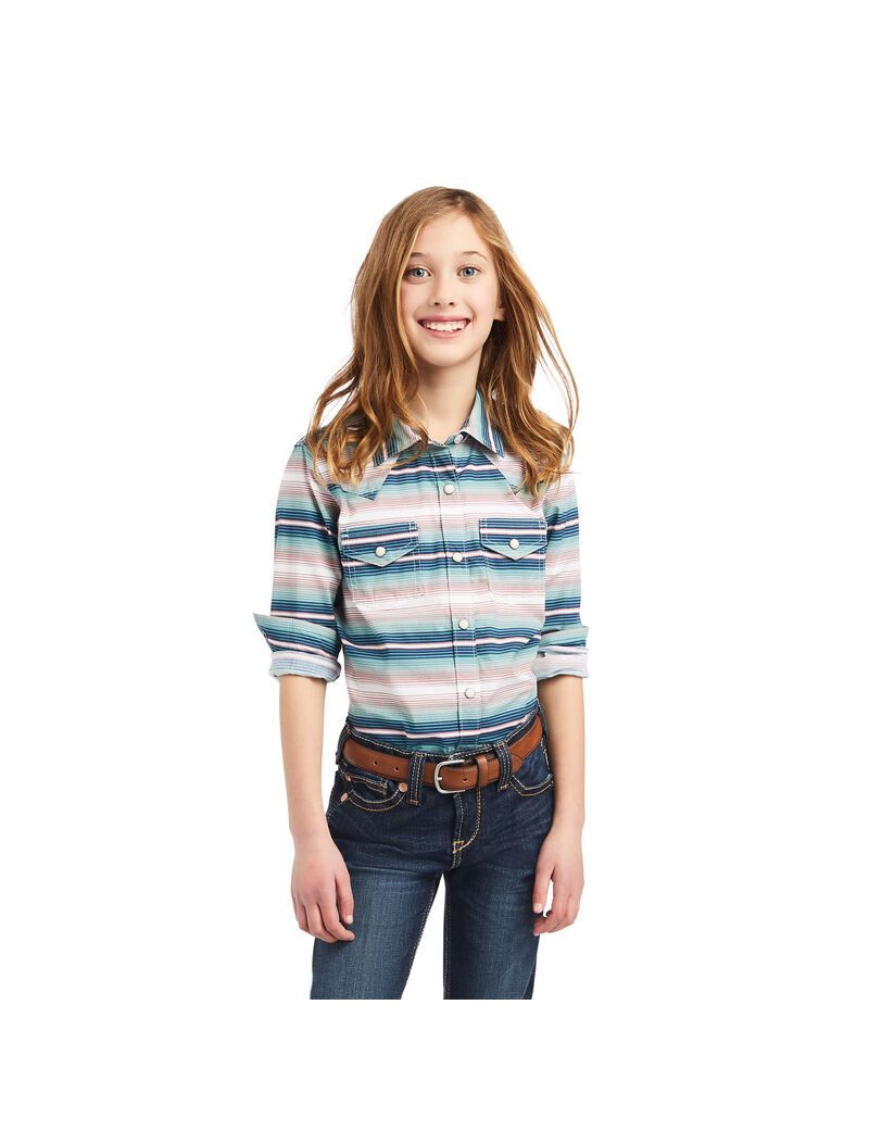 Camisas De Traje Ariat REAL Downstream Multicolor | FGU395701