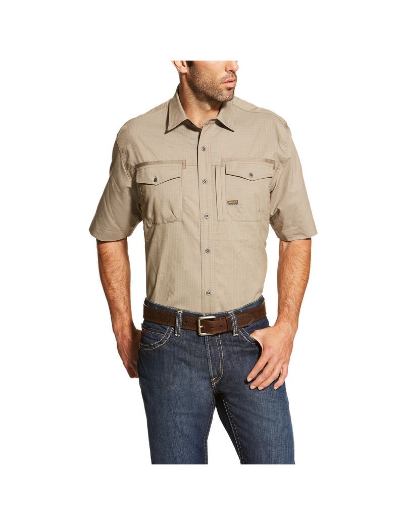 Camisas De Traje Ariat Rebar Workman Trabajo Multicolor | YOZ756903