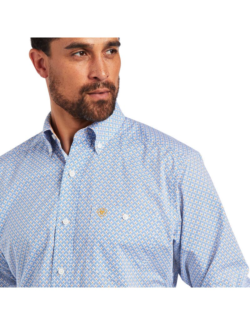 Camisas De Traje Ariat Relentless Alacrity Stretch Classic Fit Azules | XAN759164