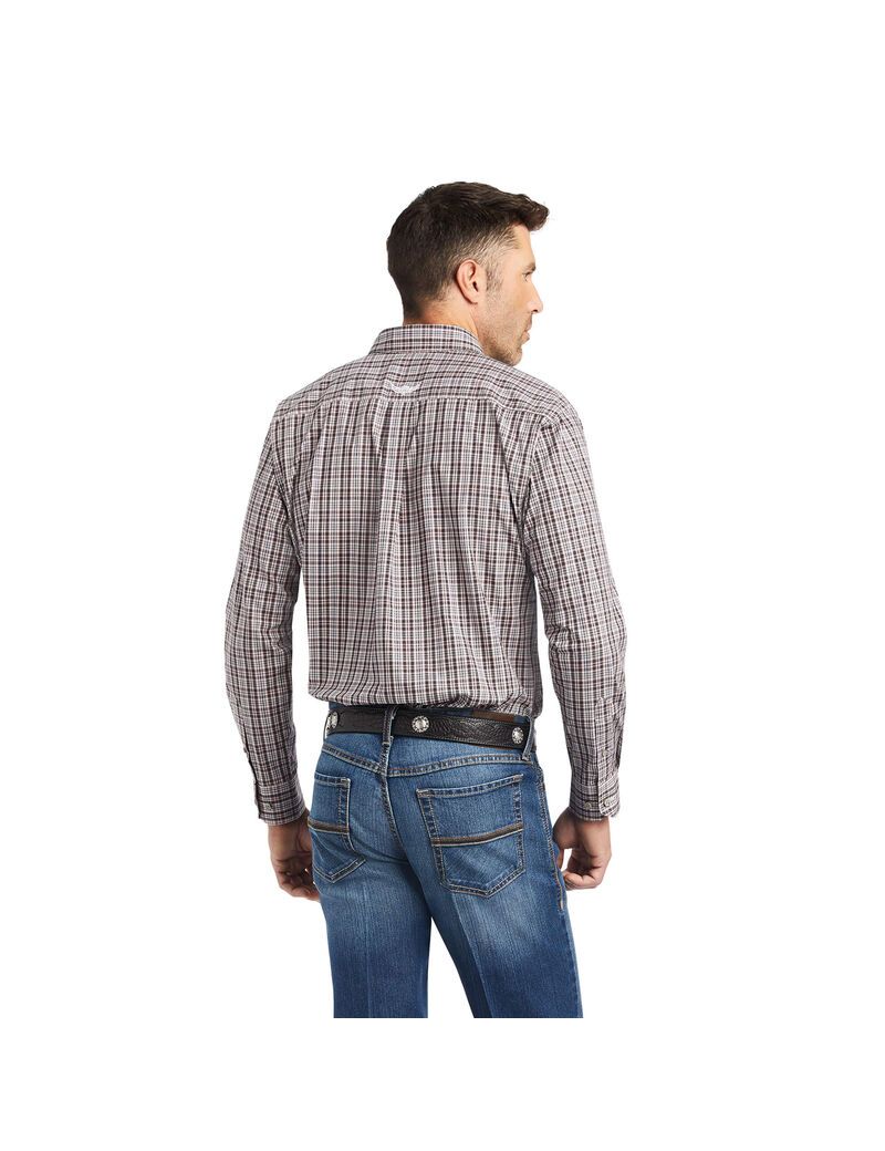 Camisas De Traje Ariat Relentless Resolute Stretch Classic Fit Morados | ZKP540673