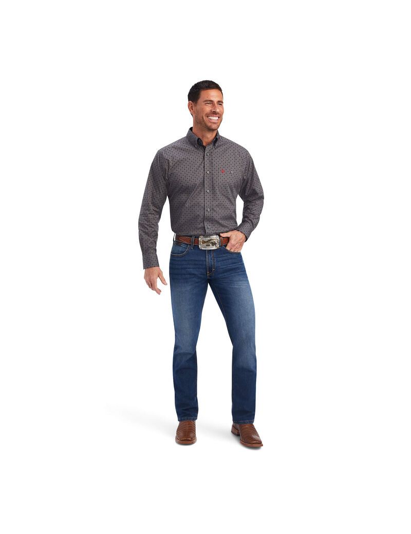 Camisas De Traje Ariat Relentless Steadfast Stretch Classic Fit Multicolor | KJI437058