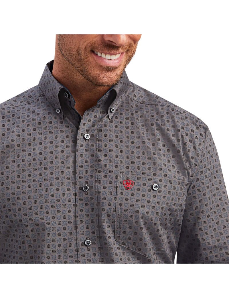 Camisas De Traje Ariat Relentless Steadfast Stretch Classic Fit Multicolor | KJI437058