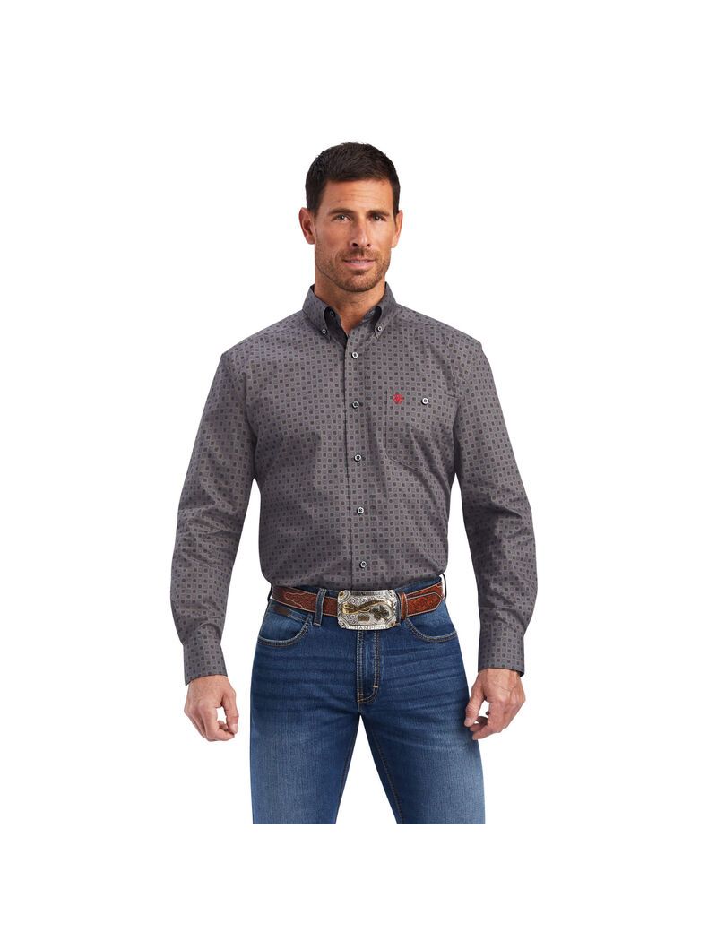 Camisas De Traje Ariat Relentless Steadfast Stretch Classic Fit Multicolor | KJI437058