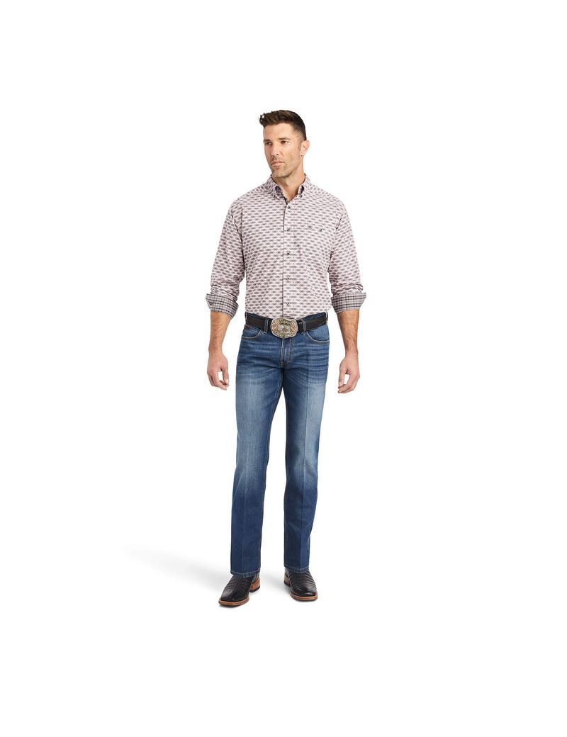 Camisas De Traje Ariat Relentless Superior Stretch Classic Fit Morados | JQD259084