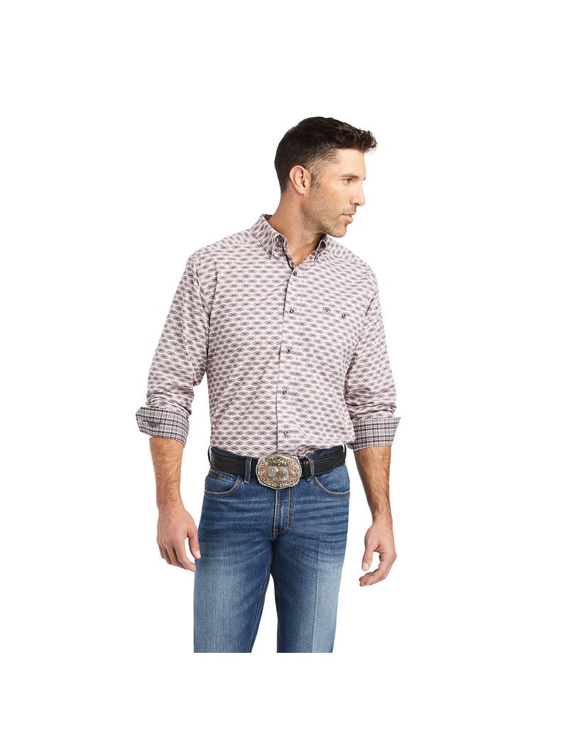 Camisas De Traje Ariat Relentless Superior Stretch Classic Fit Morados | JQD259084