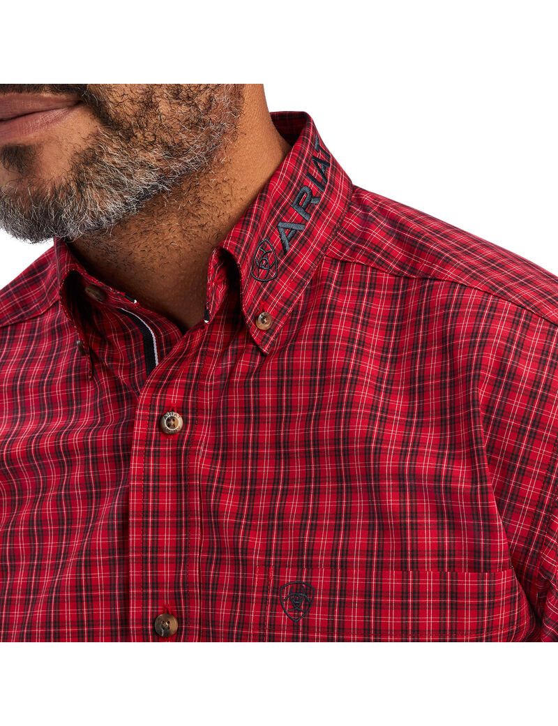 Camisas De Traje Ariat Team Mariano Fitted Rojos | YFW374169