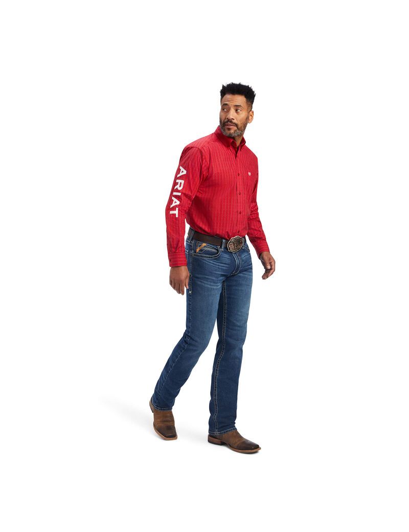 Camisas De Traje Ariat Team Maximus Classic Fit Rojos | CRP930572