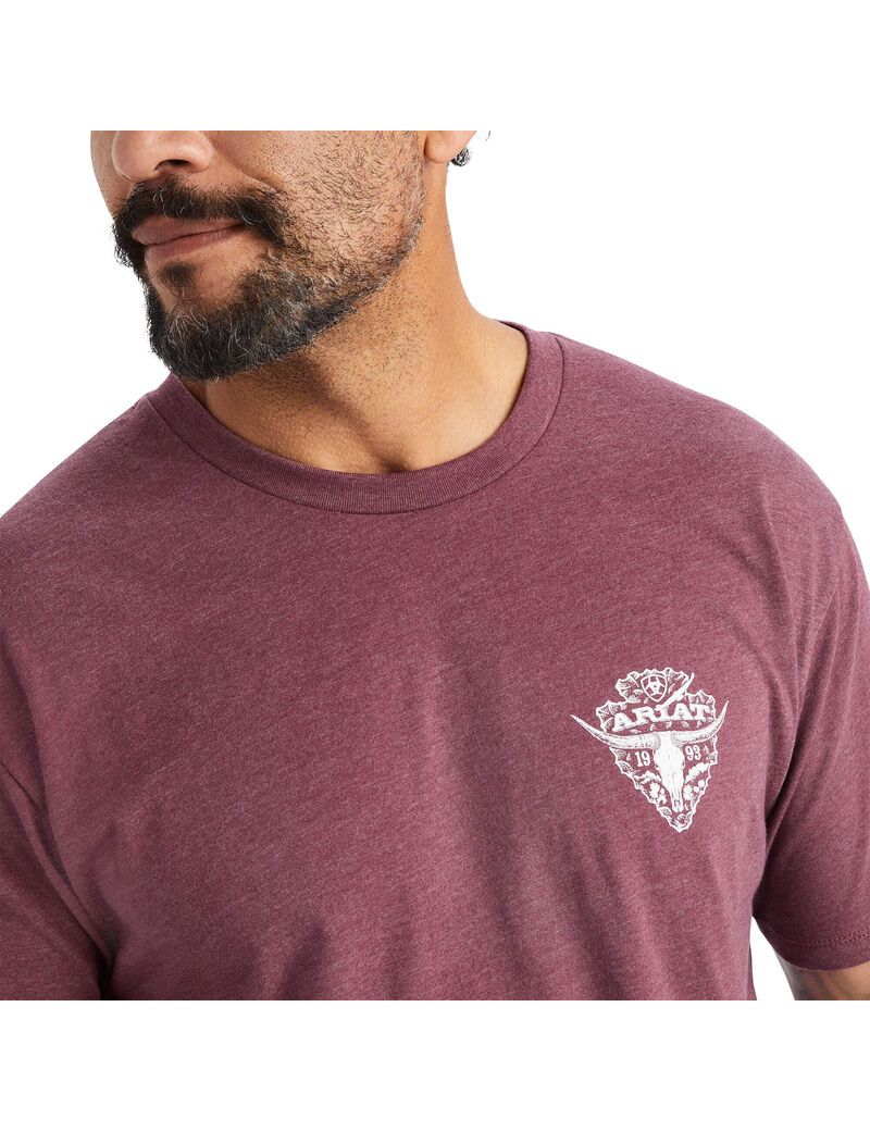 Camiseta Ariat Arrowhead 2.0 Vino | DEJ294730