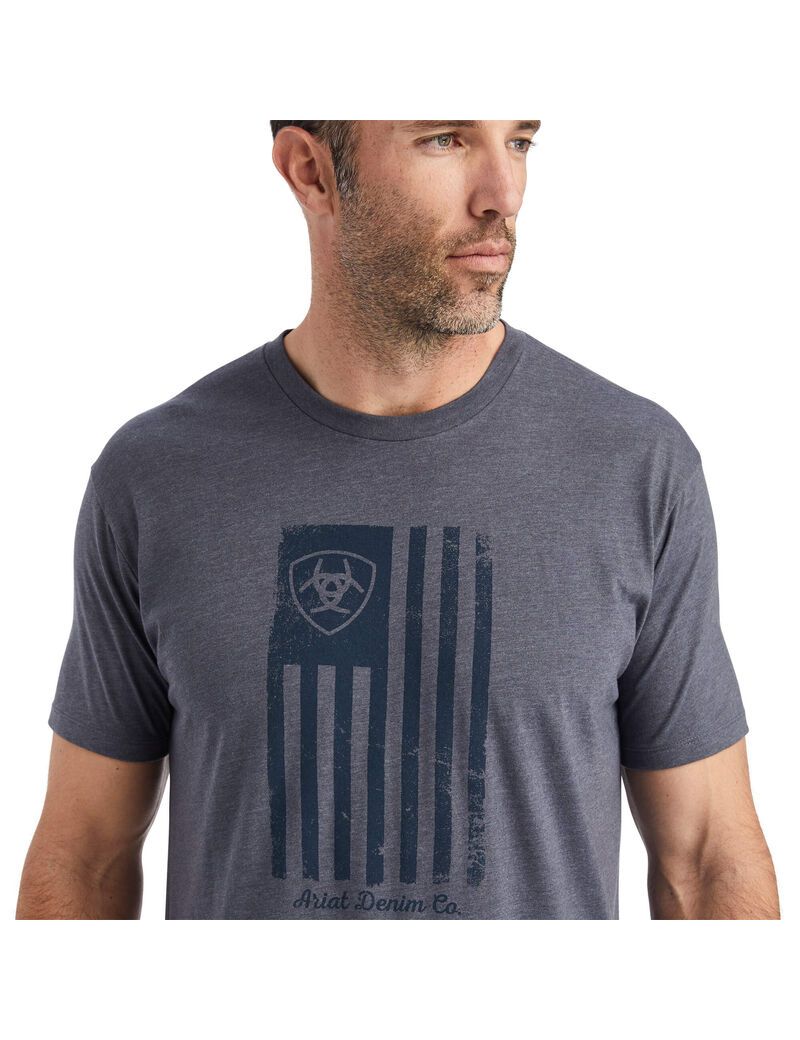 Camiseta Ariat Faded Titanium | GFQ704863