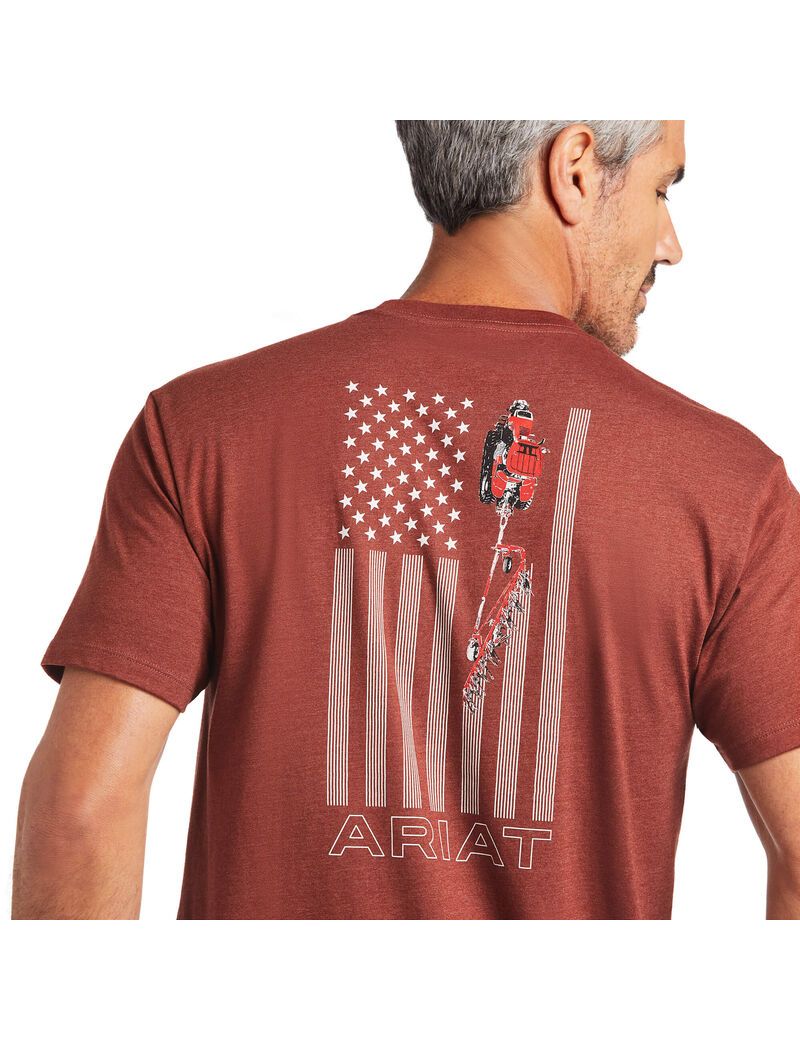 Camiseta Ariat Farm Rojos | CZJ263801