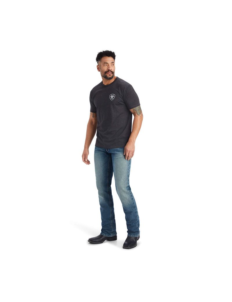 Camiseta Ariat Minimalist Grises | EVG983674