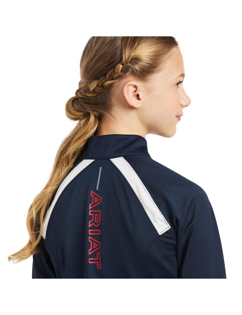 Capas Intermedias Ariat Sunstopper 2.0 Team 1/4 Zip Multicolor | VHI165308