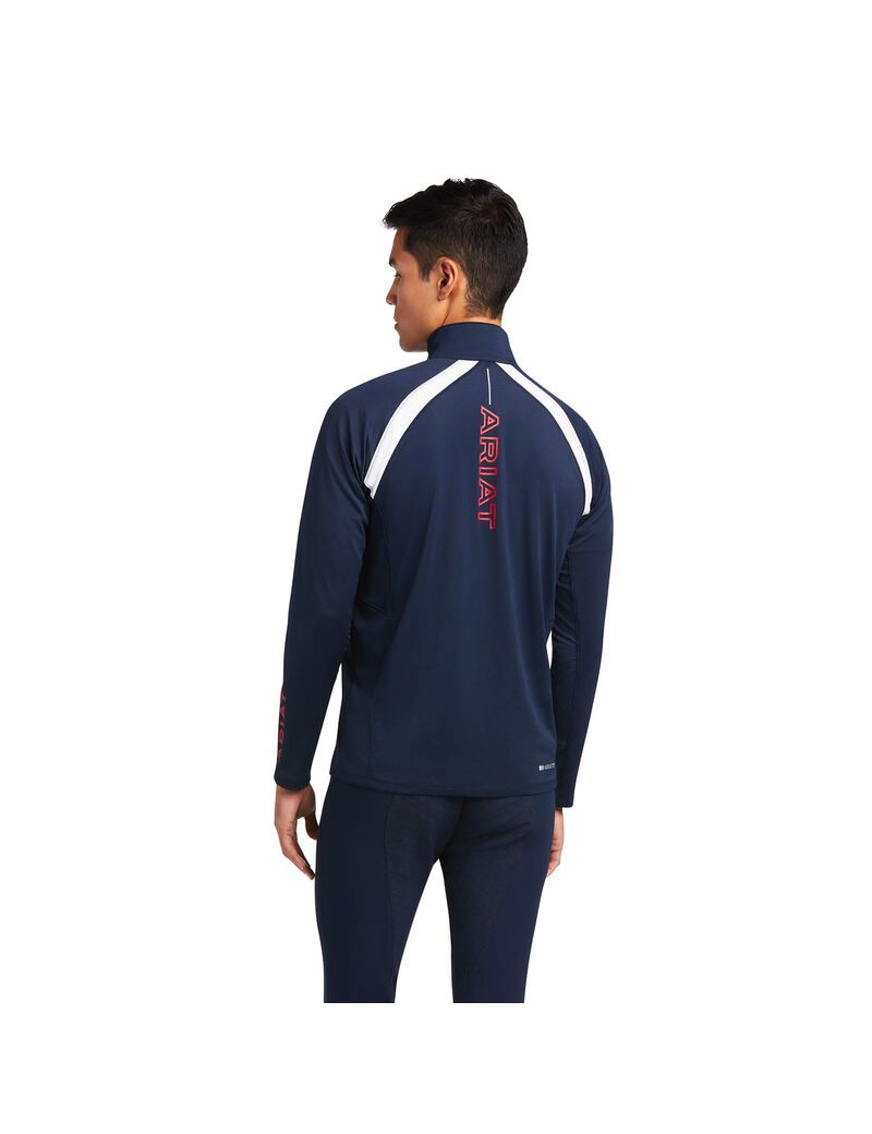 Capas Intermedias Ariat Sunstopper Team 1/4 Zip Multicolor | GNE730146