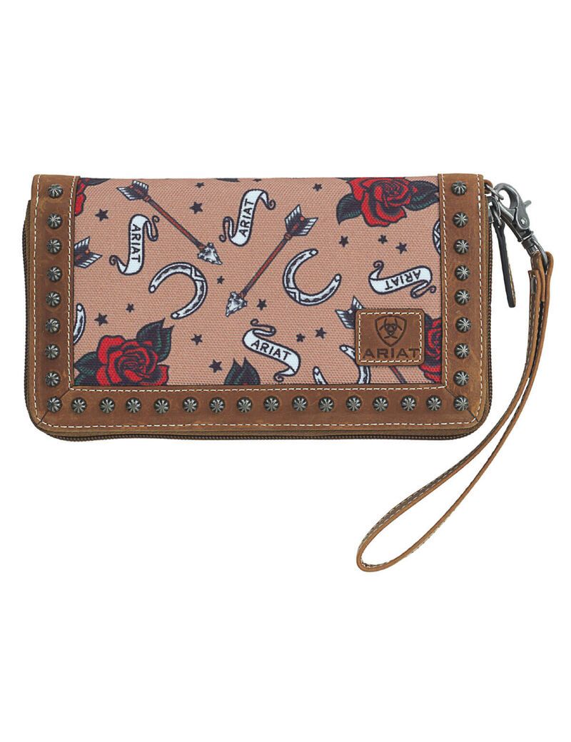 Carteras Ariat Cruiser clutch Marrom | KHP028451