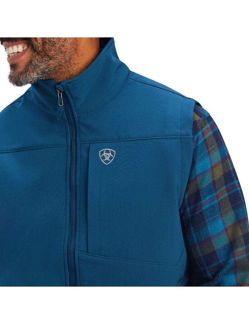 Chalecos Ariat Logo 2.0 Softshell Azules | TJG284150