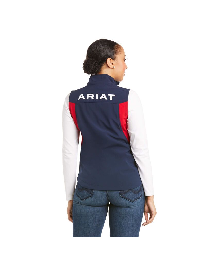 Chalecos Ariat New Team Softshell Azul Marino | XIV431672