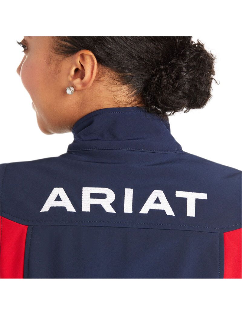 Chalecos Ariat New Team Softshell Azul Marino | XIV431672