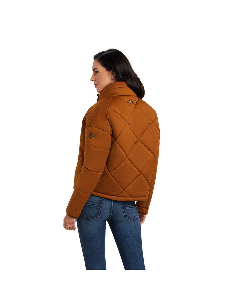 Chaquetas Ariat Adena Insulated Marrom | YEL359814