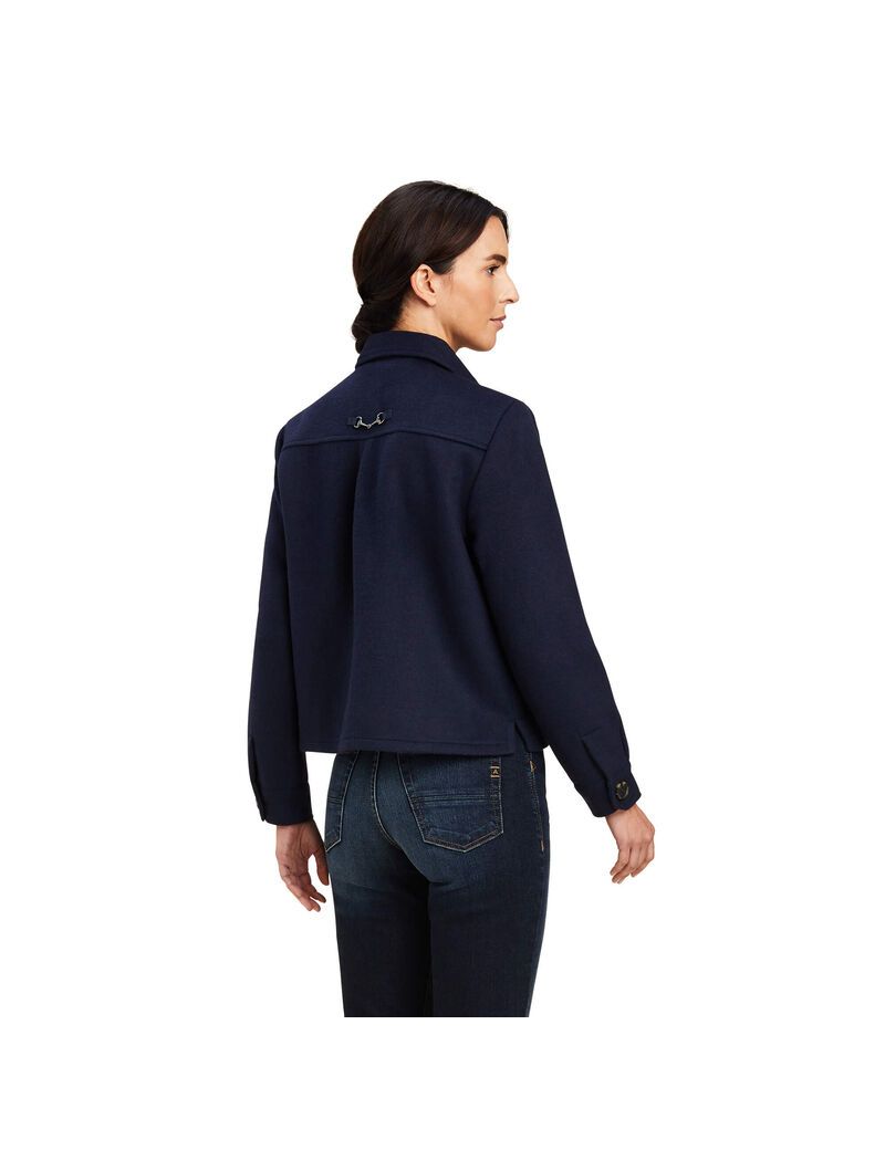 Chaquetas Ariat Ashford Shirt Azul Marino | LRK650912