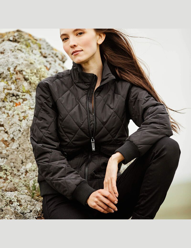 Chaquetas Ariat Atlas Bomber Negros | EHR752601