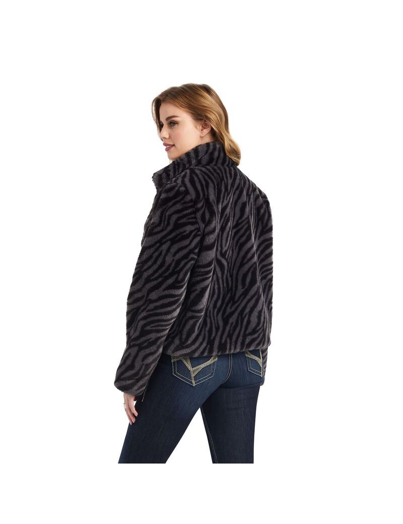 Chaquetas Ariat City Girl Faux Fur Negros | KFL931502