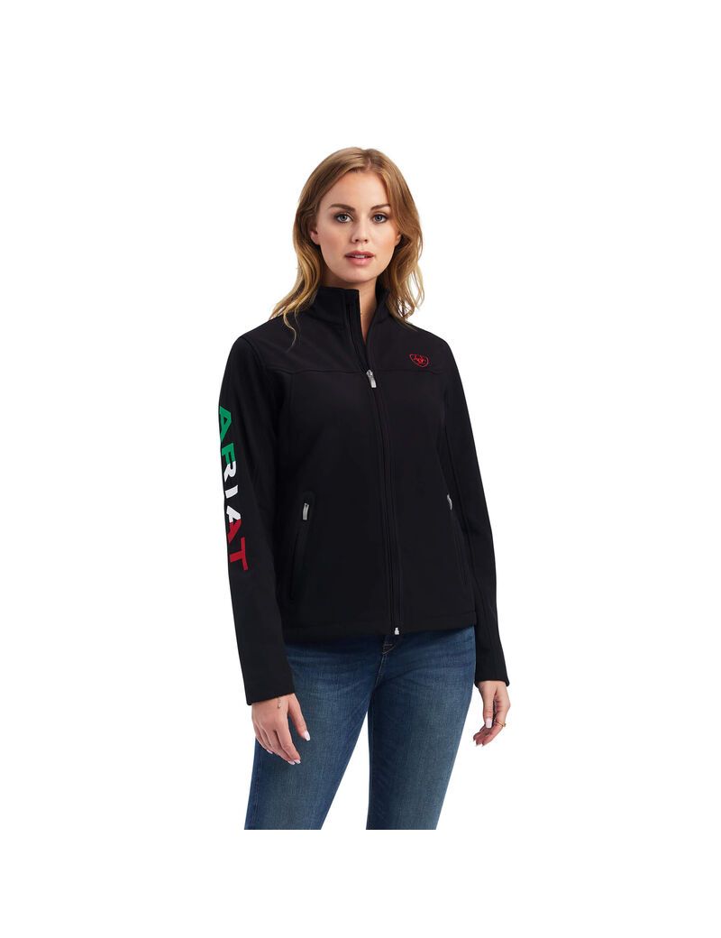 Chaquetas Ariat Classic Team Softshell Brand Negros | MQR509813