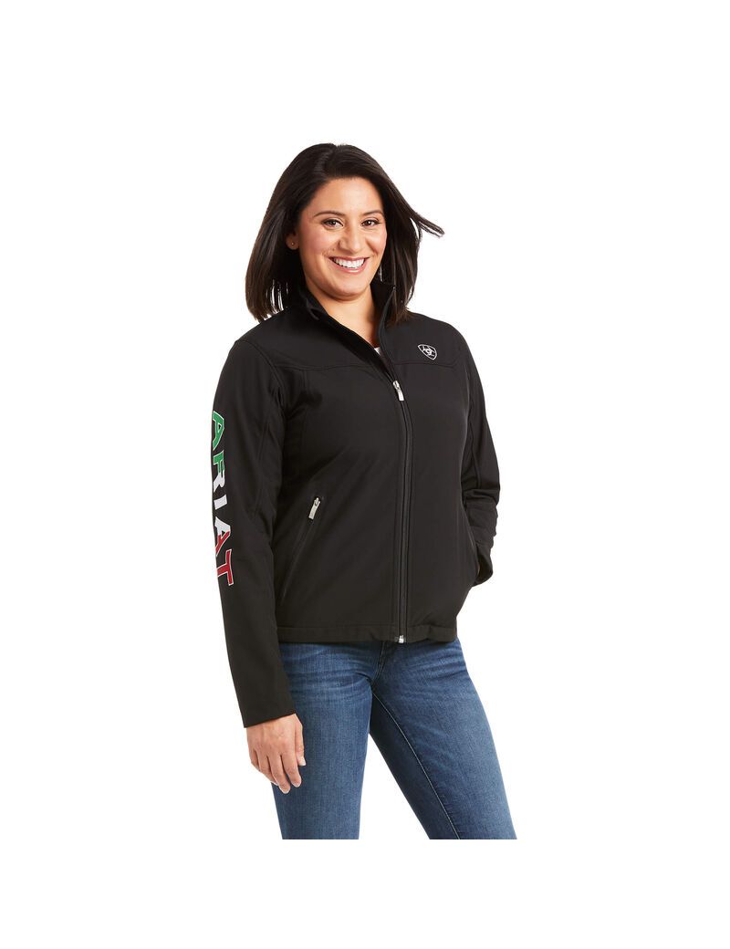 Chaquetas Ariat Classic Team Softshell MEXICO Negros | AWC031576