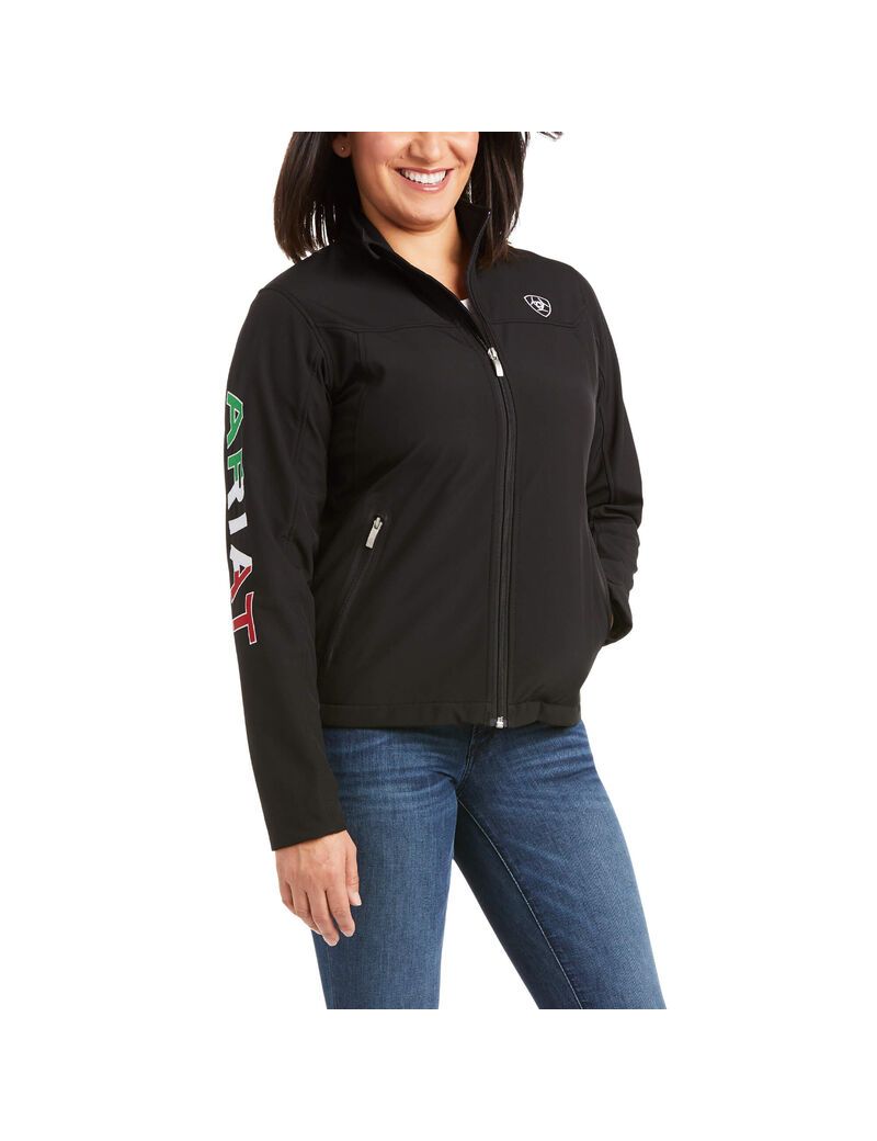 Chaquetas Ariat Classic Team Softshell MEXICO Negros | AWC031576