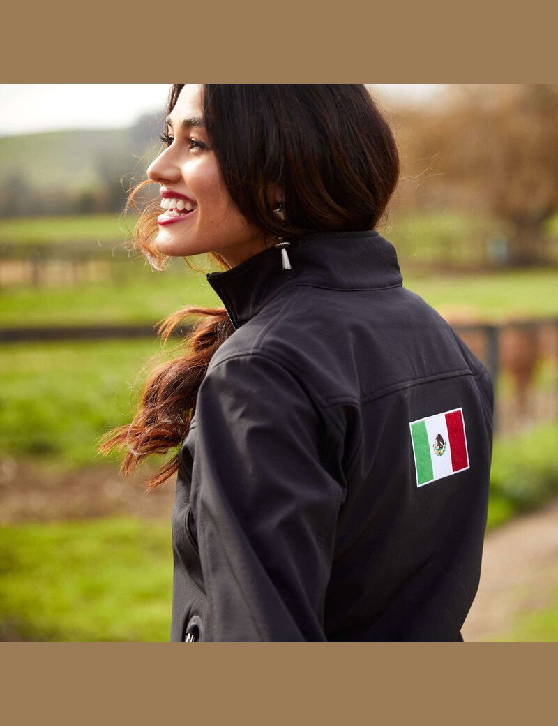 Chaquetas Ariat Classic Team Softshell MEXICO Negros | AWC031576