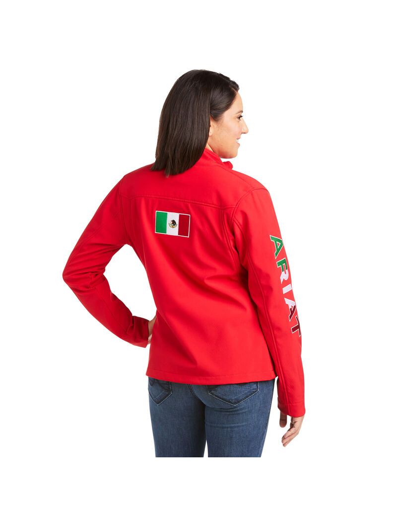 Chaquetas Ariat Classic Team Softshell MEXICO Rojos | UOR719654