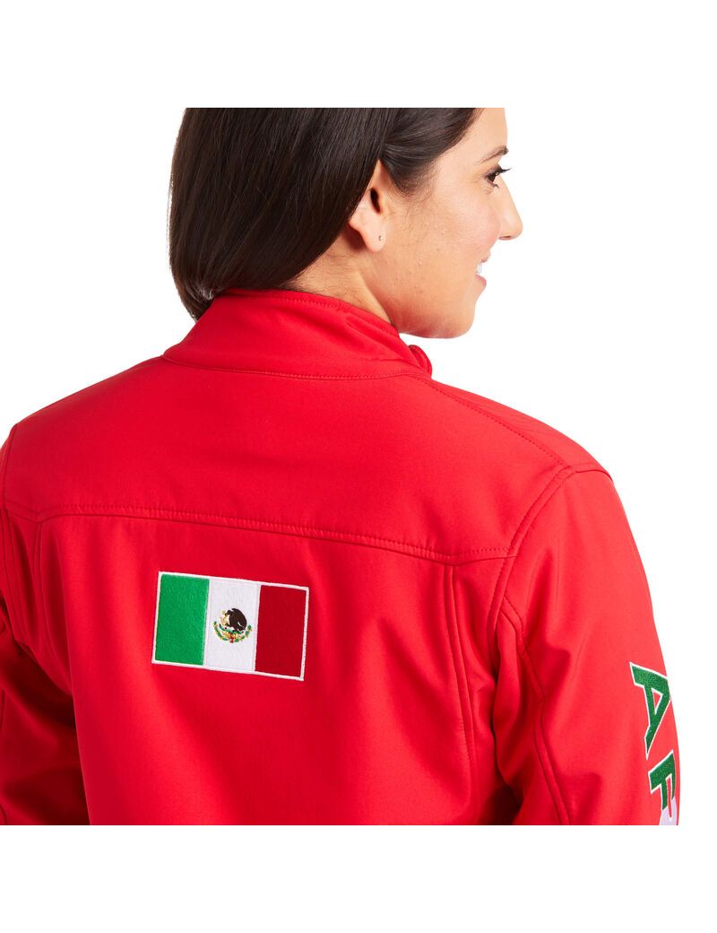 Chaquetas Ariat Classic Team Softshell MEXICO Rojos | UOR719654