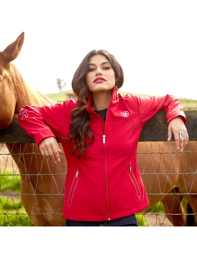 Chaquetas Ariat Classic Team Softshell MEXICO Rojos | UOR719654