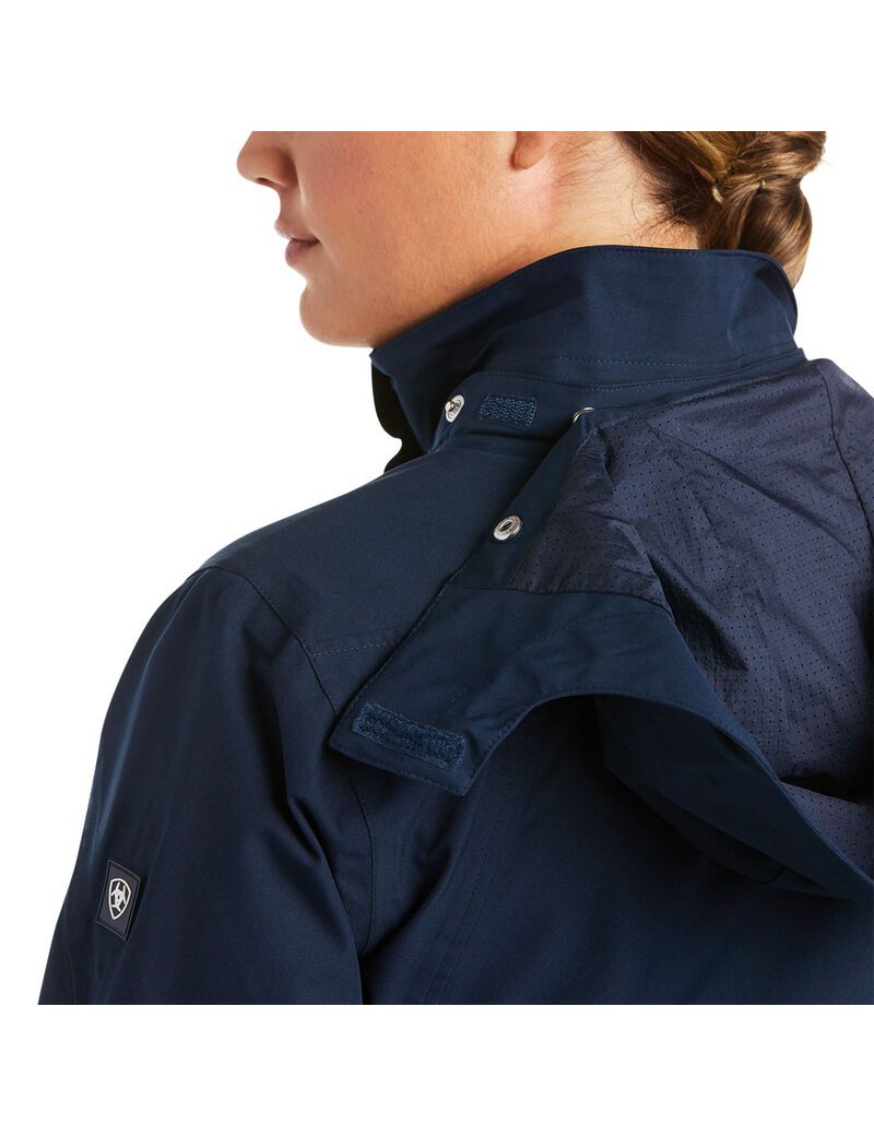 Chaquetas Ariat Coastal Impermeables Azul Marino | ONC370458